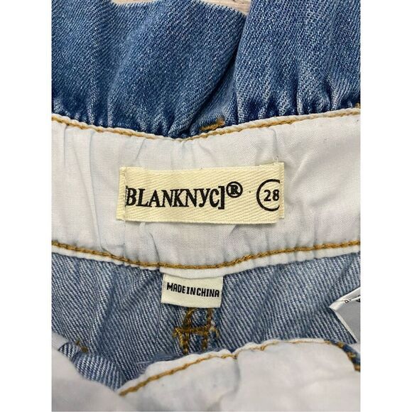 Blank NYC High Rise Wide Leg Cropped Jeans Size 28 - Picture 4 of 6